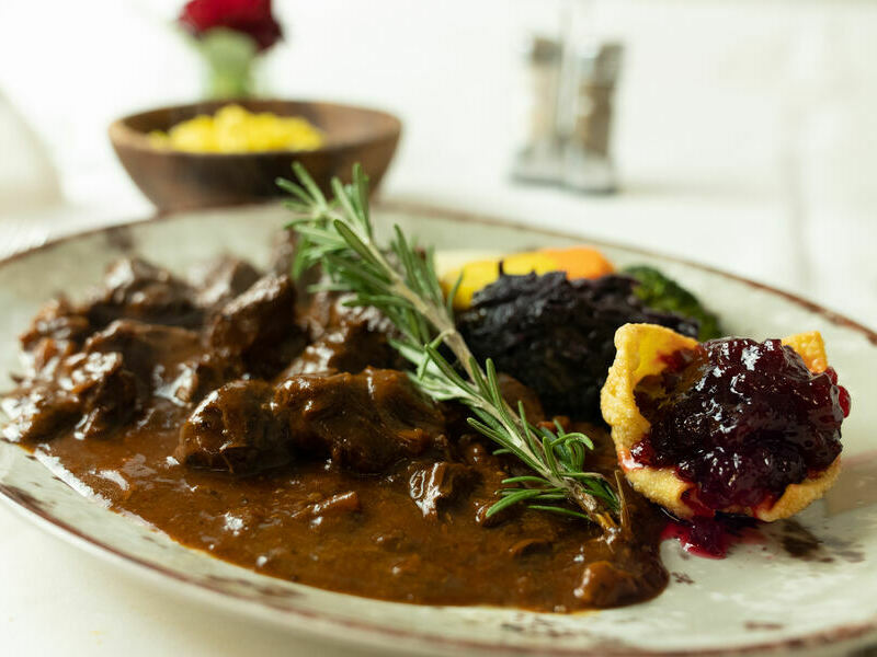 Wildgericht im Landgasthof Bergblick in Bernau